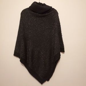 2for$20 Calvin Klein black silver poncho